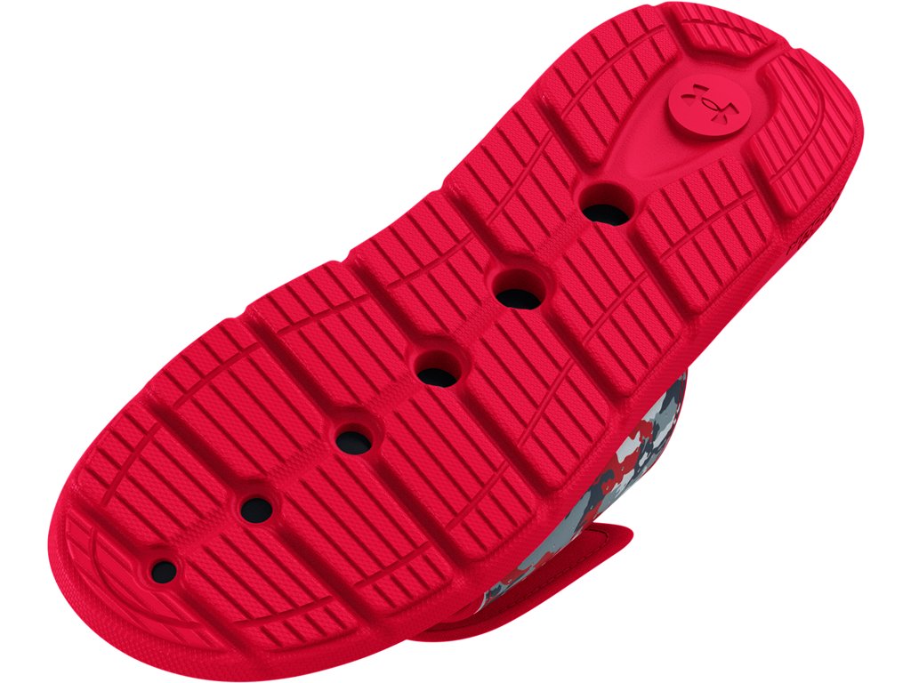Under Armour Boys Ignite Pro Graphic Strap Slides - Textured Foam Footbed