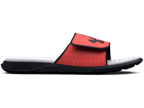 Under Armour Boys Ignite Pro Graphic Footbed Slides - Adjustable Synthetic Strap