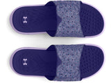 Under Armour Girls Ignite Pro Graphic Strap Slides Footwear - Durable Traction Pods