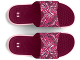 Under Armour Girls Ignite Pro Graphic Strap Slides Footwear - Durable Traction Pods