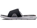 Under Armour Girls Ignite Pro Graphic Footbed Slides Footwear - Durable Traction Pods