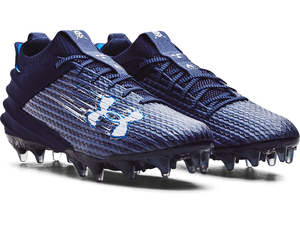 Under Armour Mens Blur Smoke 2.0 MC Football Cleats Footwear - Track Spike-Inspired Traction