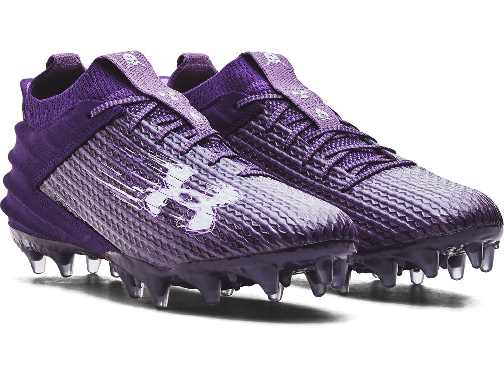 Under Armour Mens Blur Smoke 2.0 MC Football Cleats Footwear - Track Spike-Inspired Traction