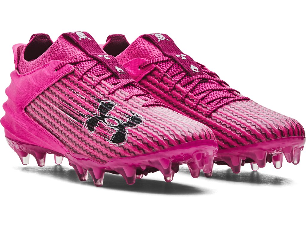 Under Armour Mens Blur Smoke 2.0 MC Football Cleats Footwear - Track Spike-Inspired Traction