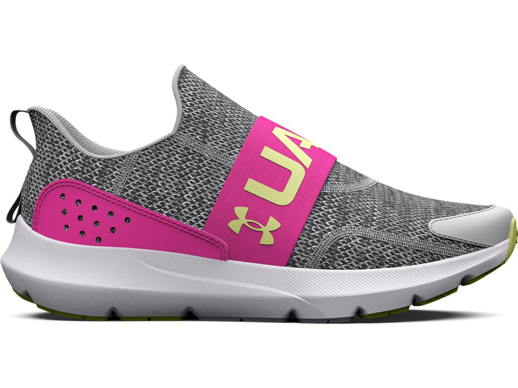 Under Armour Girls Surge 3 Slip Running Shoes - Enhanced Cushioning