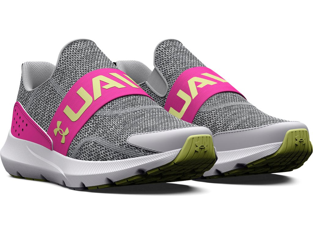 Under Armour Girls Surge 3 Slip Running Shoes - Enhanced Cushioning