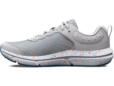 Under Armour Girls Grade School Assert 10 Paint Splatter Running Shoes - Lightweight and Breathable