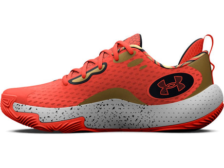Under Armour Unisex UA Spawn 5 Let's 3 Basketball Shoes - Enhanced Comfort with Cushioned Achilles Pillow