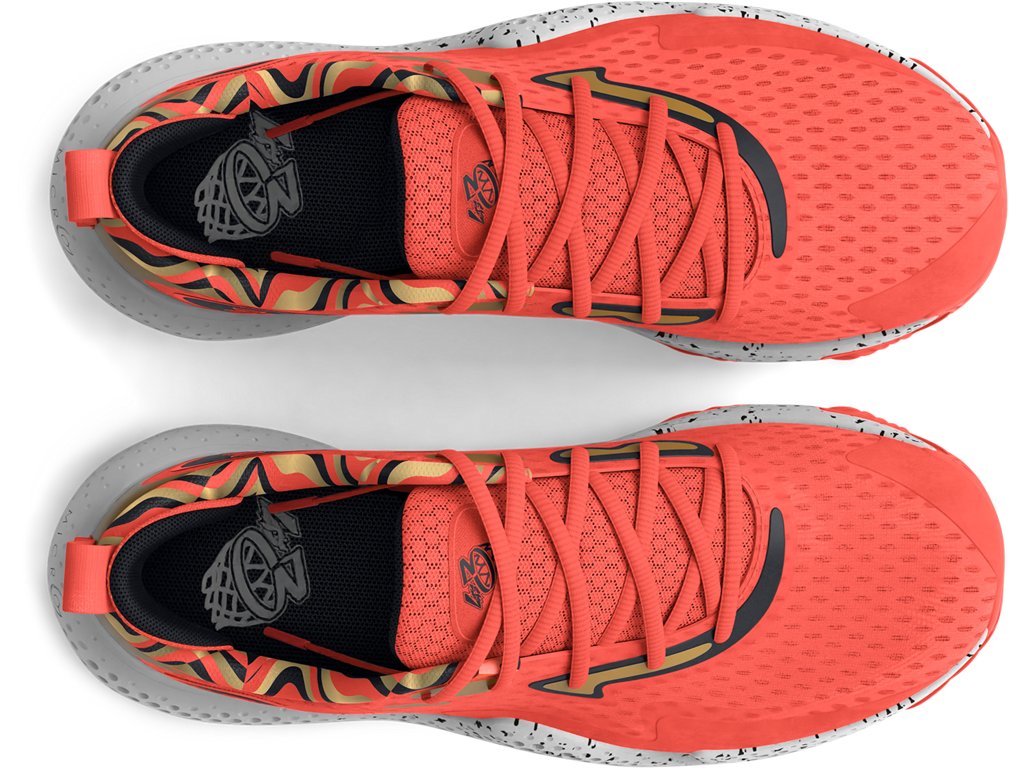 Under Armour Unisex UA Spawn 5 Let's 3 Basketball Shoes - Enhanced Comfort with Cushioned Achilles Pillow