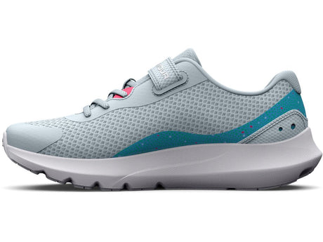 Under Armour Girls Pre-School UA Surge 3 AC Printed Running Shoes - Lightweight and Breathable