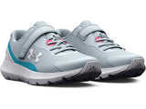 Under Armour Girls Pre-School UA Surge 3 AC Printed Running Shoes - Lightweight and Breathable