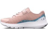 Under Armour Girls Pre-School UA Surge 3 AC Printed Running Shoes - Lightweight and Breathable