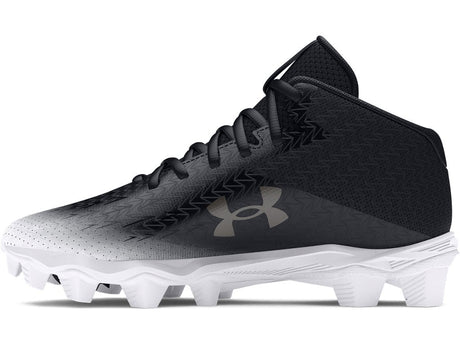Under Armour Boys Spotlight Franchise 4 RM Wide Jr. Football Cleats - Aggressive Traction and Durability