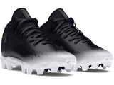 Under Armour Boys Spotlight Franchise 4 RM Wide Jr. Football Cleats - Aggressive Traction and Durability