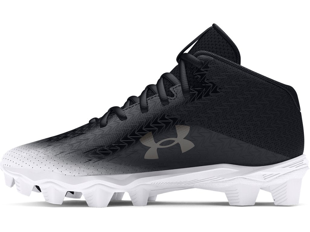 Under Armour Boys Spotlight Franchise 4 RM Jr. Football Cleats - Aggressive Traction