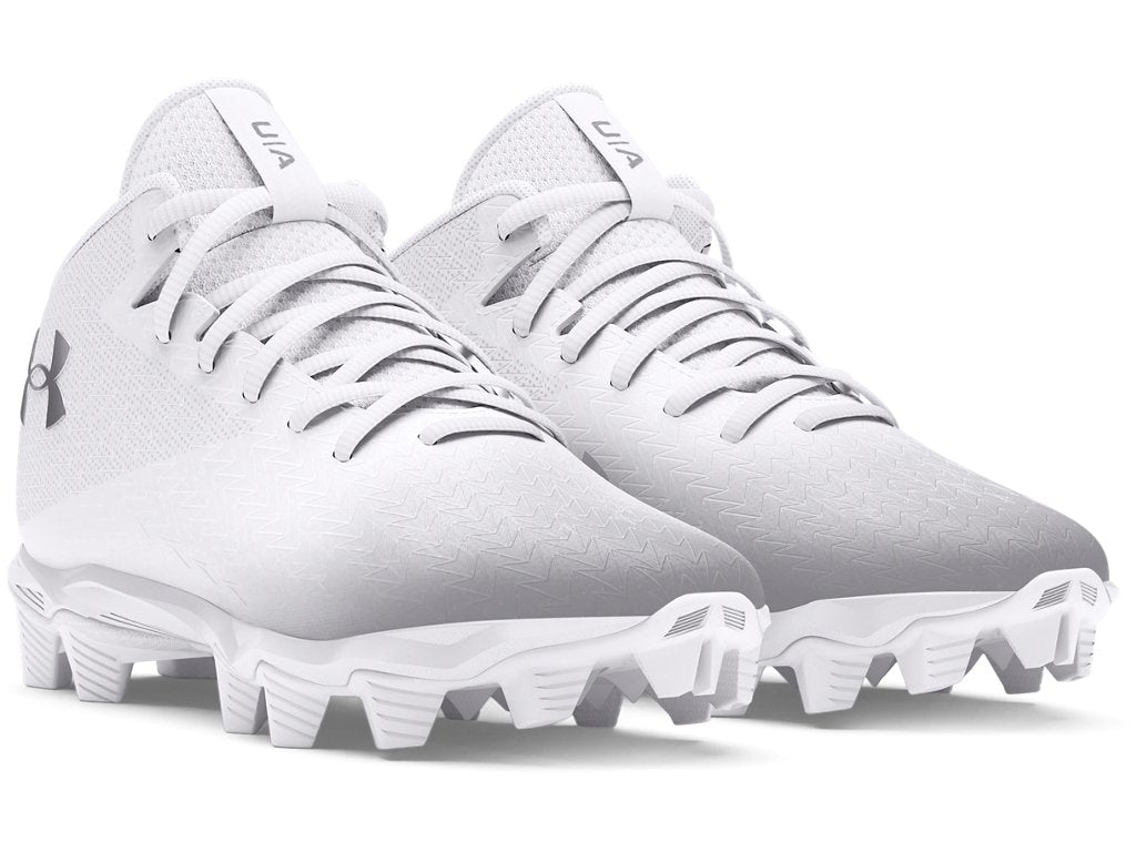 Under Armour Boys Spotlight Franchise 4 RM Jr. Football Cleats - Aggressive Traction