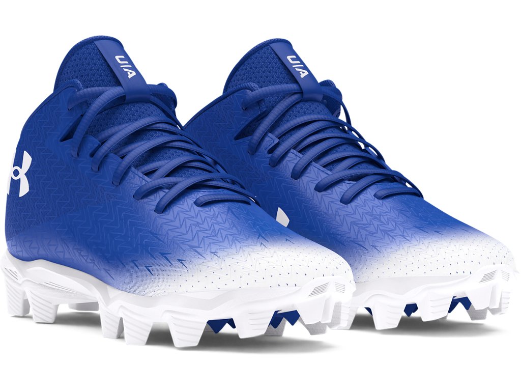 Under Armour Boys Spotlight Franchise 4 RM Jr. Football Cleats - Aggressive Traction