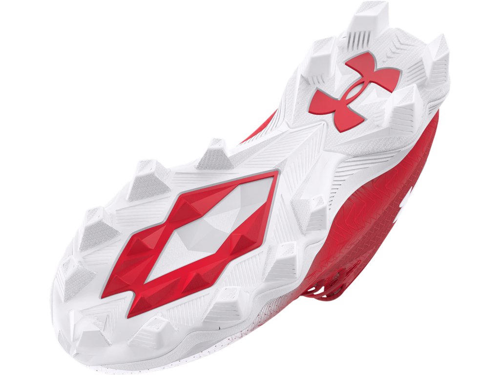 Under Armour Boys Spotlight Franchise 4 RM Jr. Football Cleats - Aggressive Traction