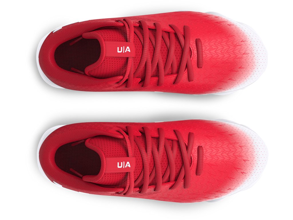Under Armour Boys Spotlight Franchise 4 RM Jr. Football Cleats - Aggressive Traction