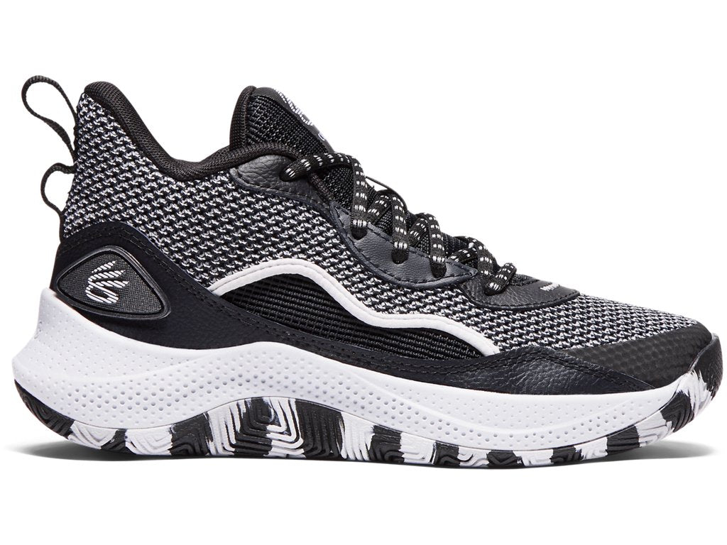 Under Armour Grade School Curry 3Z 24 Basketball Shoes - Durable Rubber Outsole