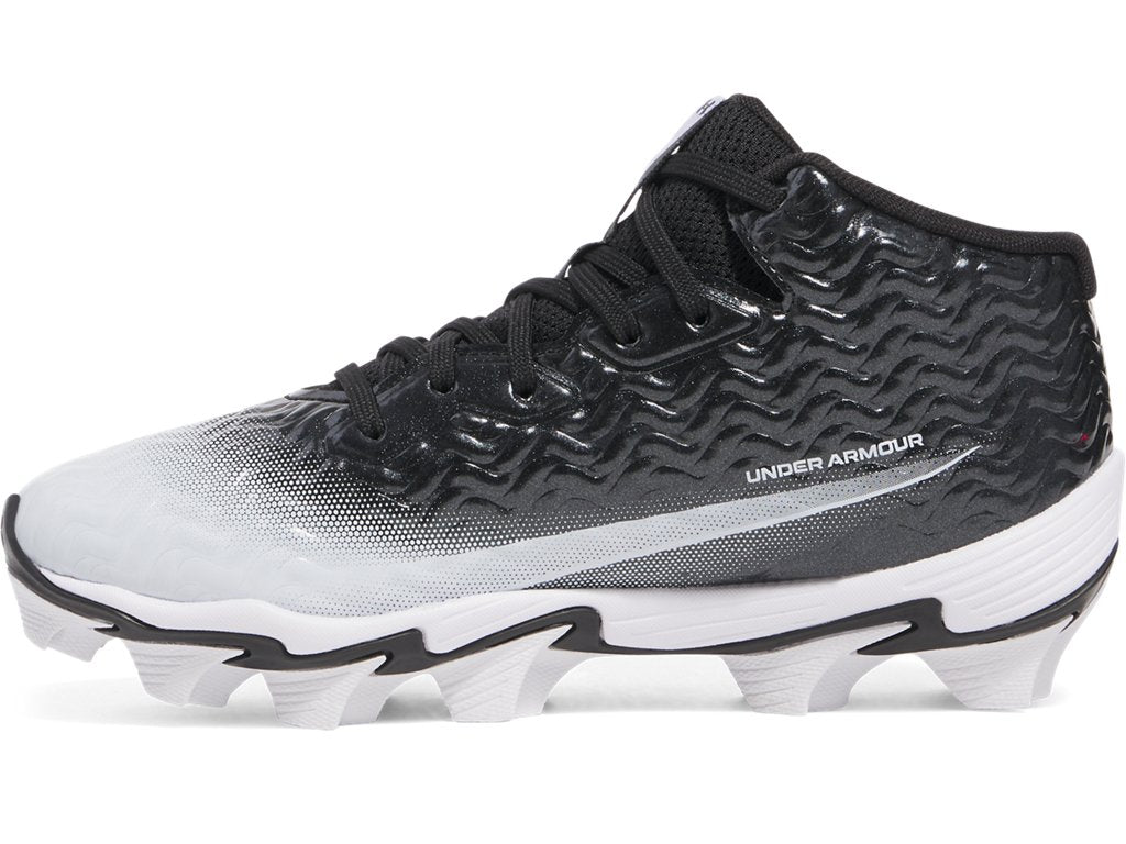 Under Armour Boys Spotlight Hammer Jr Wide Football Cleats - EVA Midsole Cushioning