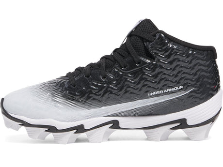 Under Armour Boys Spotlight Hammer Jr Wide Football Cleats - EVA Midsole Cushioning