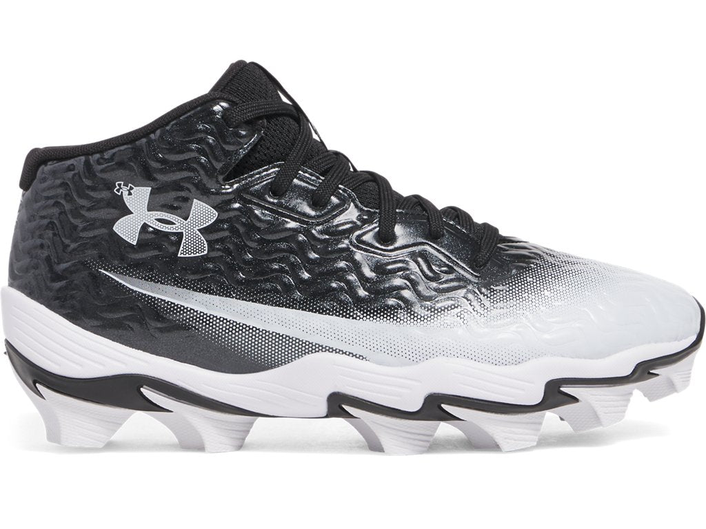 Under Armour Boys Spotlight Hammer Jr Wide Football Cleats - EVA Midsole Cushioning