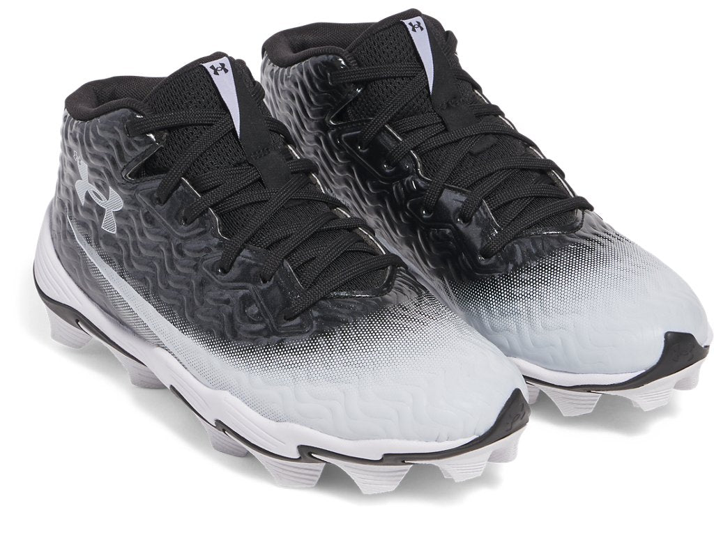 Under Armour Boys Spotlight Hammer Jr Wide Football Cleats - EVA Midsole Cushioning