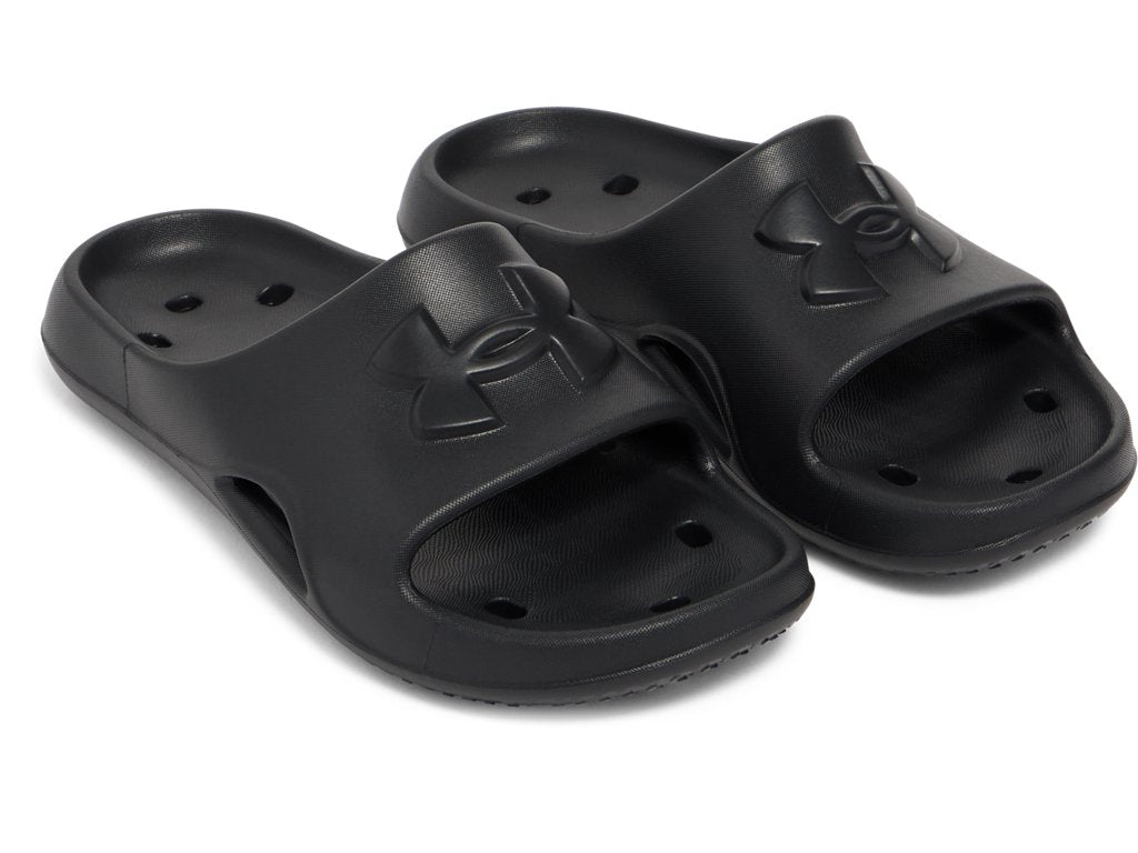 Under Armour Boys UA Locker V Slides Footwear - Quick Drying with Additional Drainage Ports