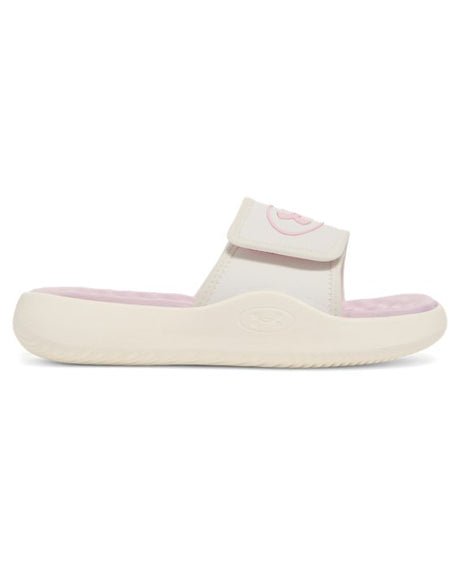 Under Armour Girls Ignite Pro 8 Slides Footwear - Adjustable Strap with Soft Foam Lining