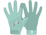 Under Armour Boys Clean Up Batting Gloves Accessories - Durable Synthetic Leather Palm