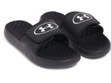Under Armour Mens UA Ignite Pro 8 Slides Footwear - Updated Memory Foam Comfort