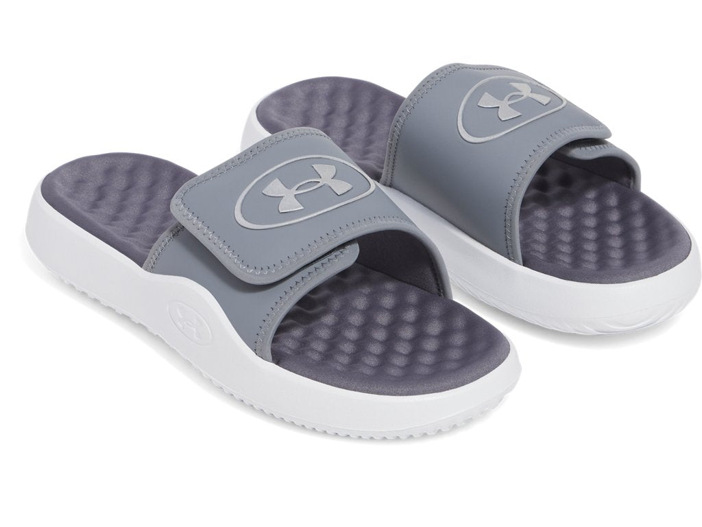 Under Armour Mens UA Ignite Pro 8 Slides Footwear - Updated Memory Foam Comfort
