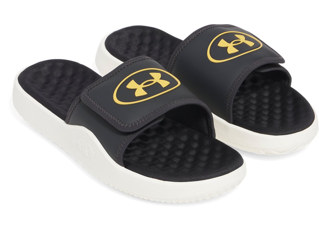 Under Armour Mens UA Ignite Pro 8 Slides Footwear - Updated Memory Foam Comfort