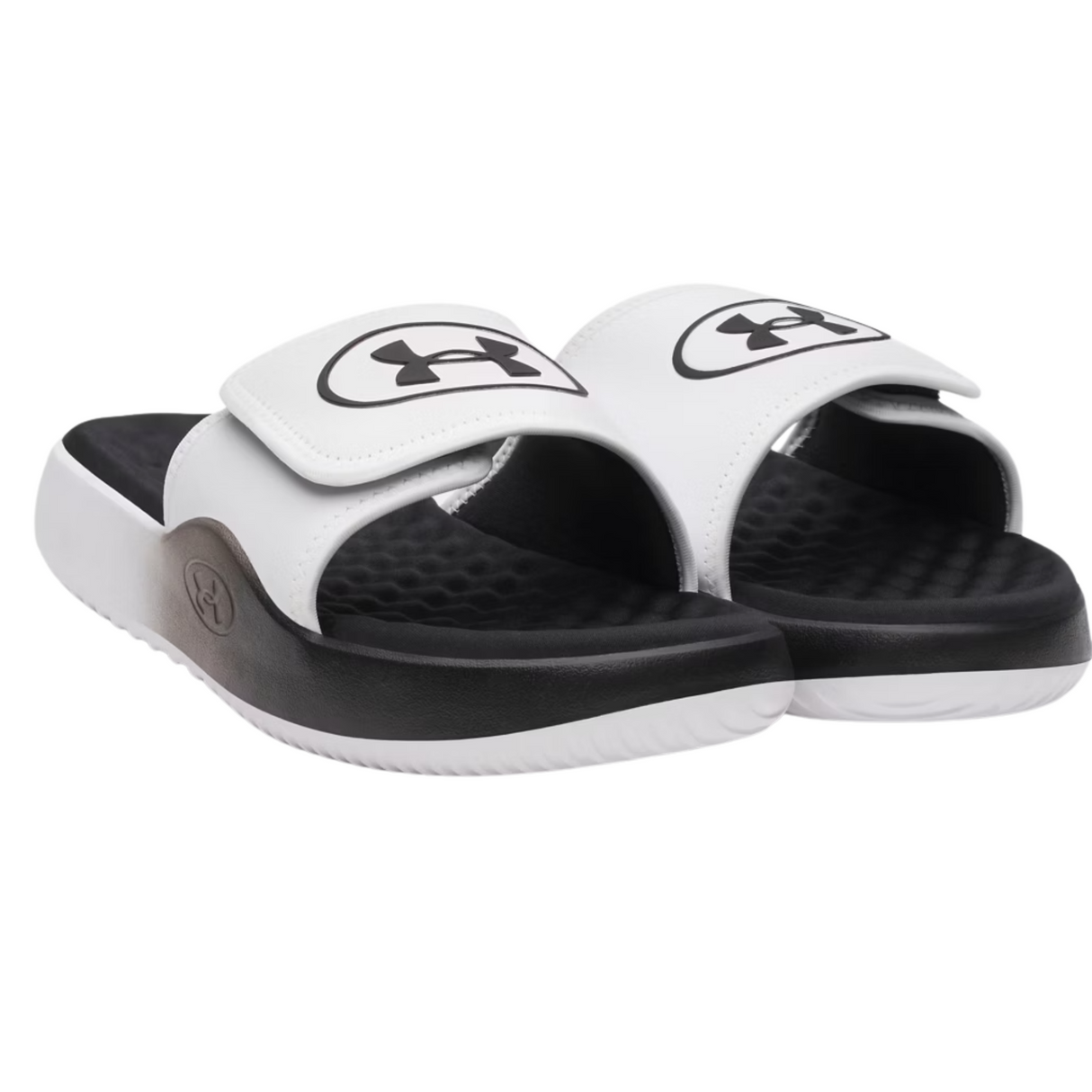 Under Armour Mens UA Ignite Pro 8 Slides Footwear - Updated Memory Foam Comfort
