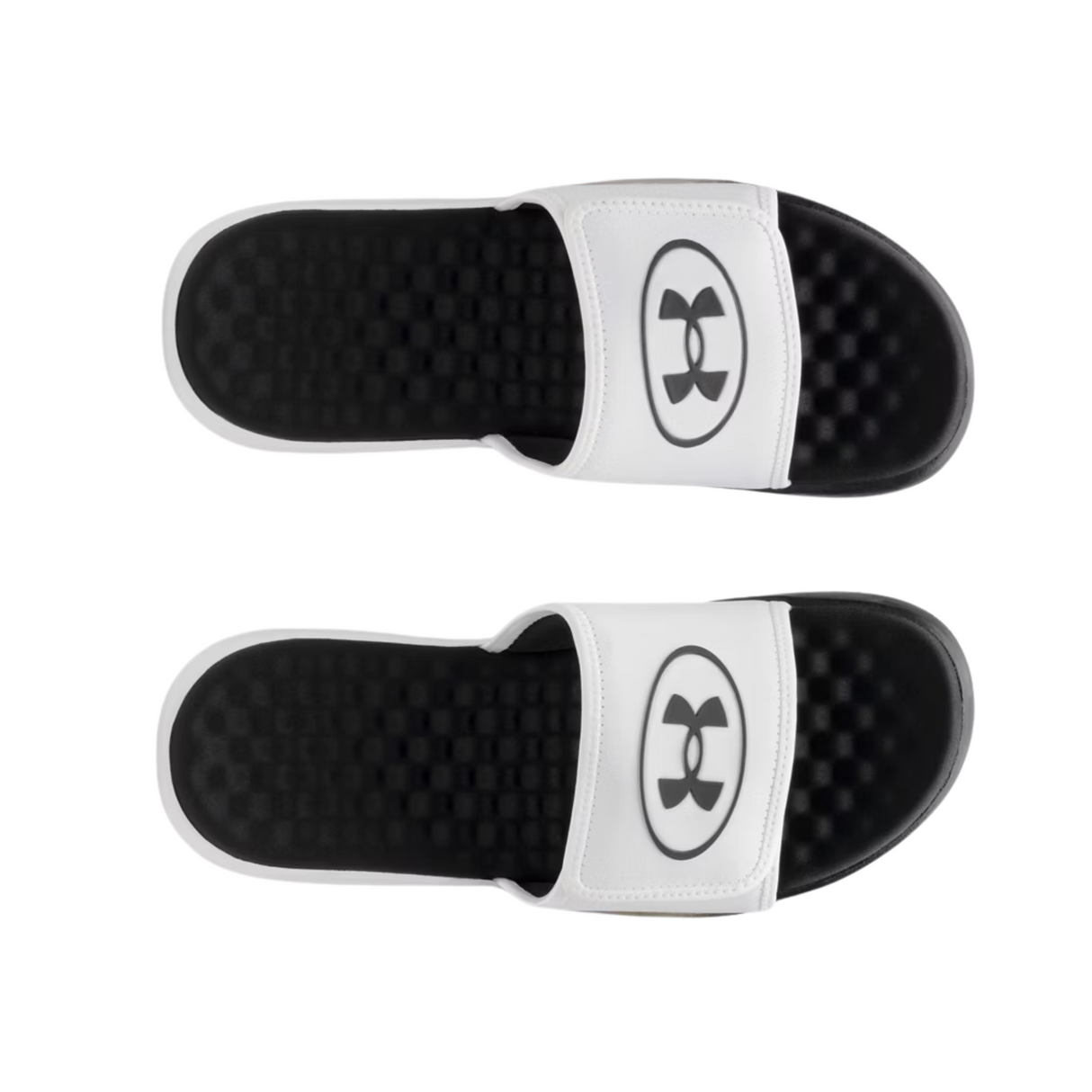 Under Armour Mens UA Ignite Pro 8 Slides Footwear - Updated Memory Foam Comfort