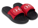 Under Armour Mens UA Ignite Pro 8 Slides Footwear - Updated Memory Foam Comfort