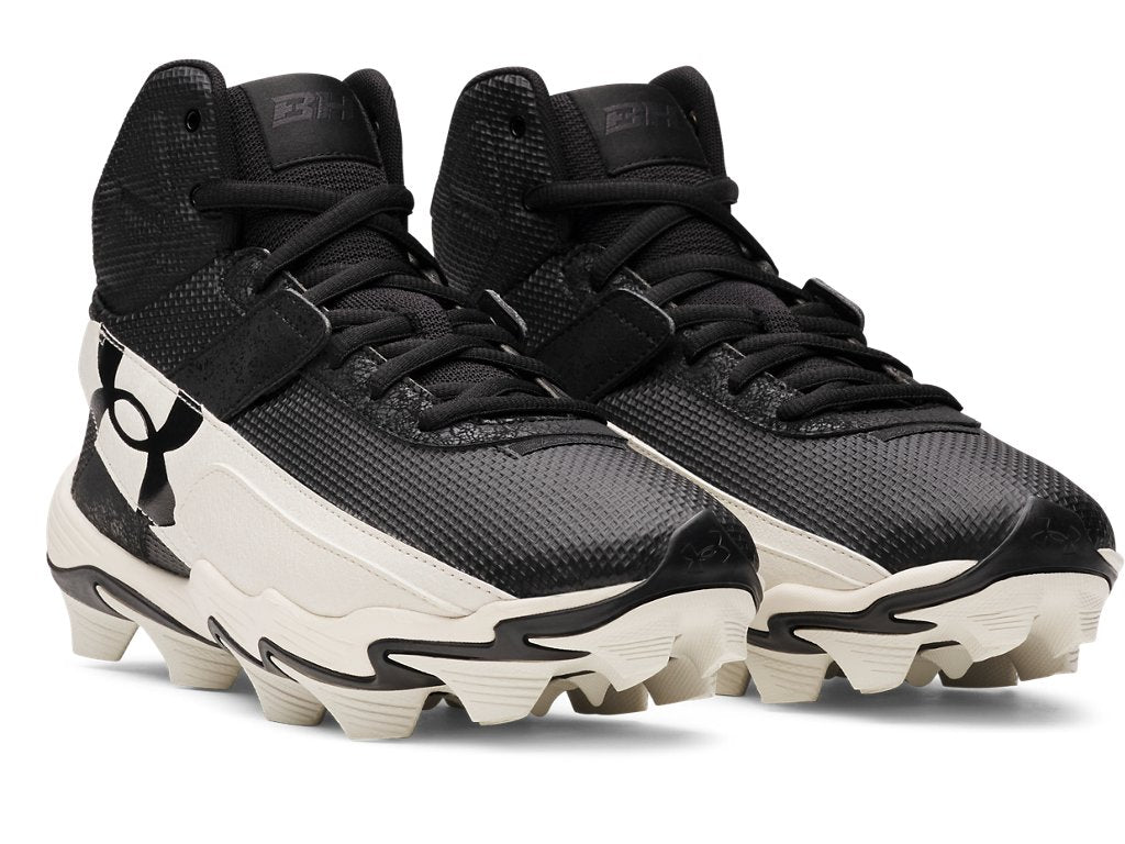 Under Armour Men's UA Harper 10 RM Baseball Cleats - Molded Rubber for Traction and Durability