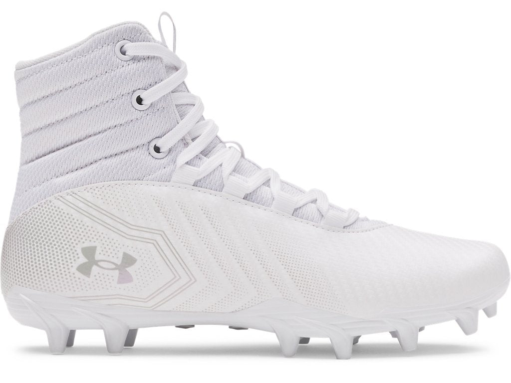 Under Armour Kids Highlight Jr. Lacrosse Cleats Footwear - High-Top Ankle Support