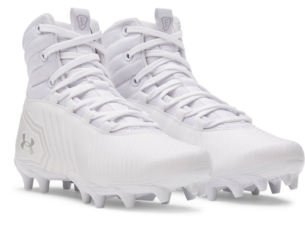 Under Armour Kids Highlight Jr. Lacrosse Cleats Footwear - High-Top Ankle Support