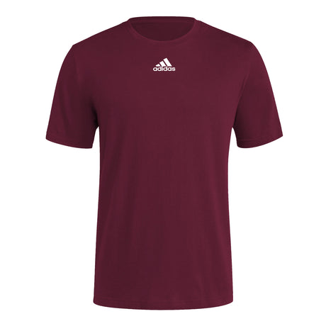 adidas Men's Playmaker Short Sleeve T-Shirt 鐃�Casual All-Cotton Tee and Everyday Athletic Style