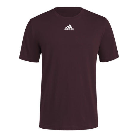 adidas Men's Playmaker Short Sleeve T-Shirt 鐃�Casual All-Cotton Tee and Everyday Athletic Style