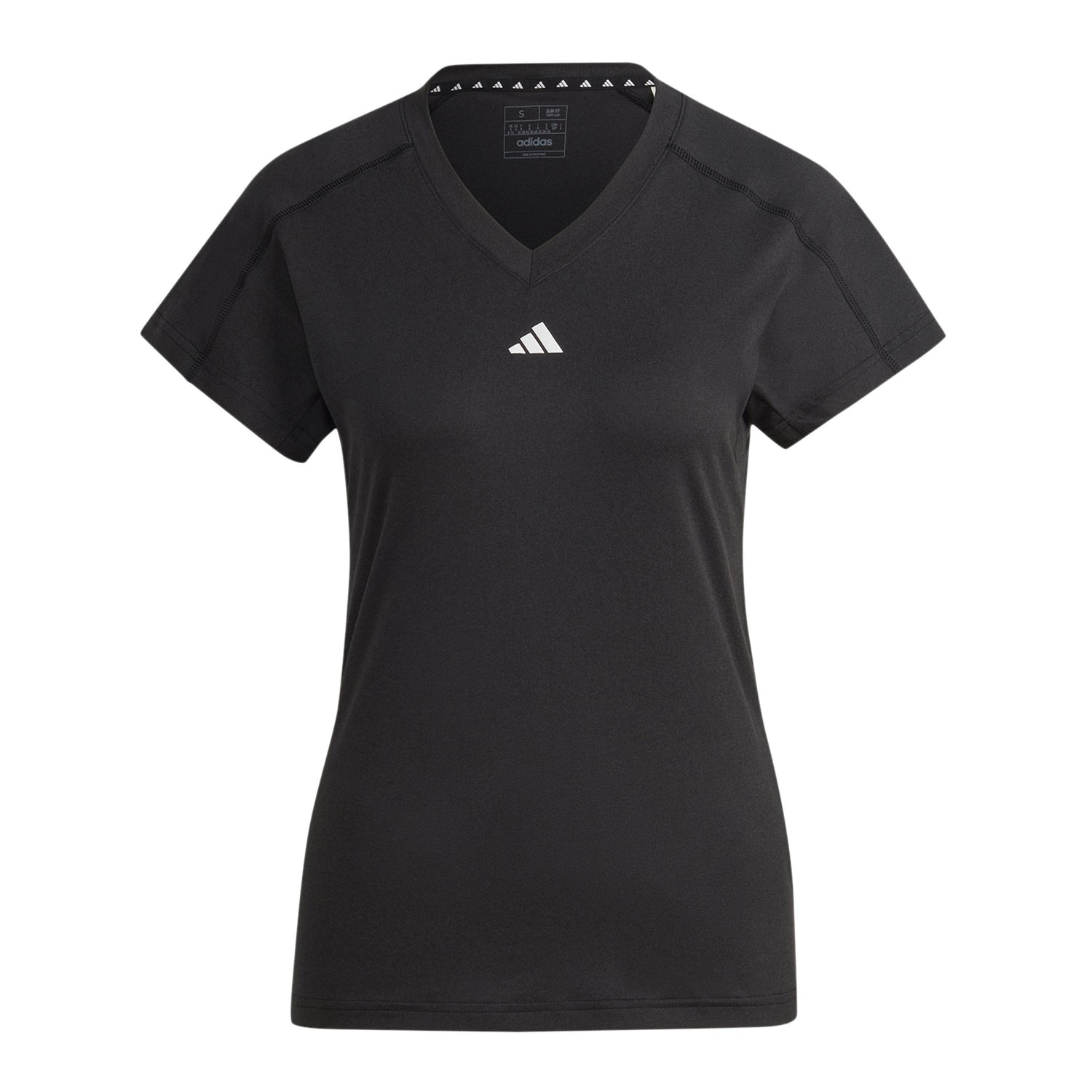 adidas Workout Essentials Womens V-Neck T-Shirt