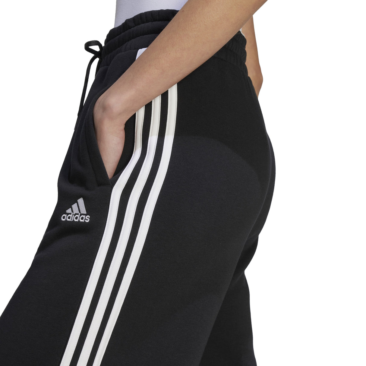 adidas Essentials 3-Stripe Womens Wide Pant