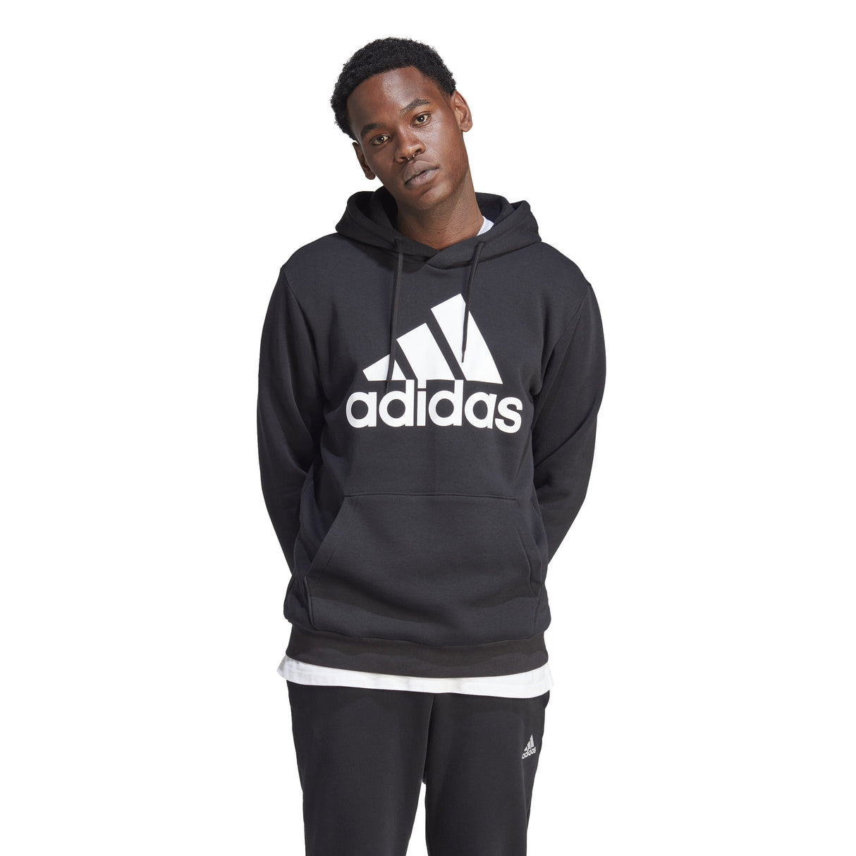 adidas Essentials Mens Big Logo Hoodie
