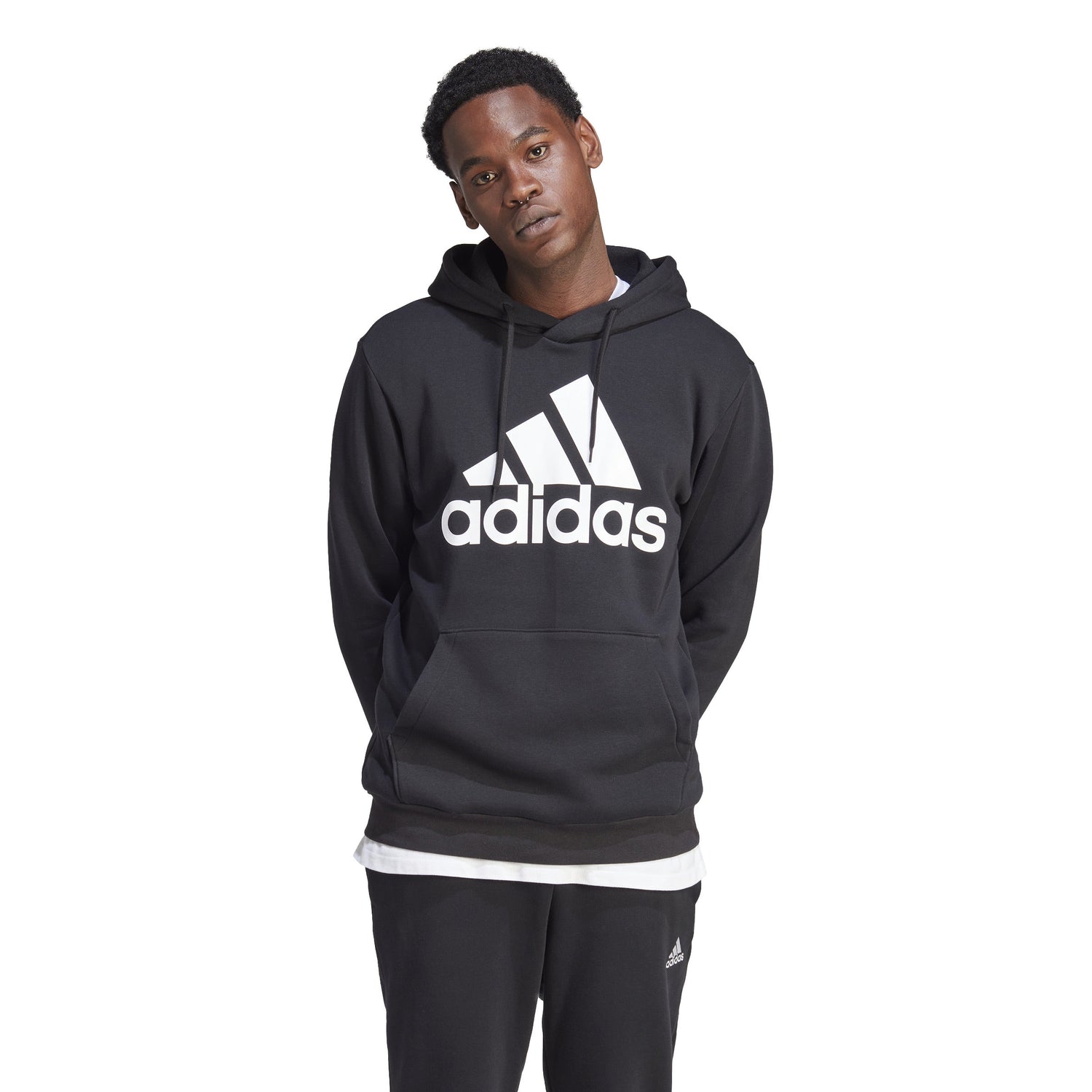 adidas Essentials Mens Big Logo Hoodie
