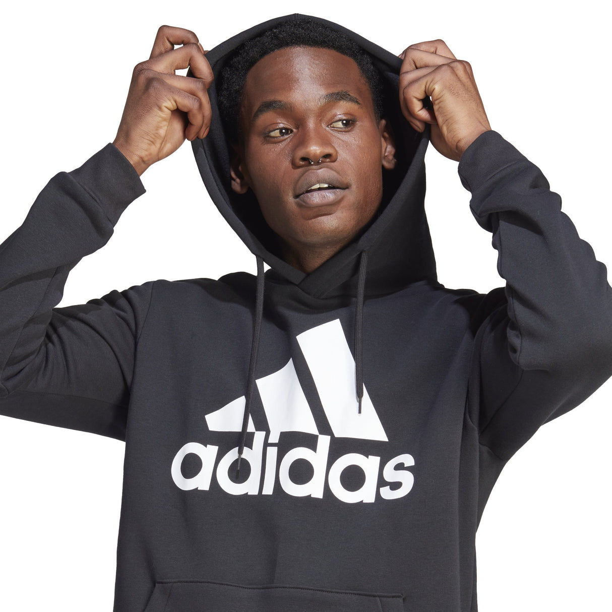 adidas Essentials Mens Big Logo Hoodie