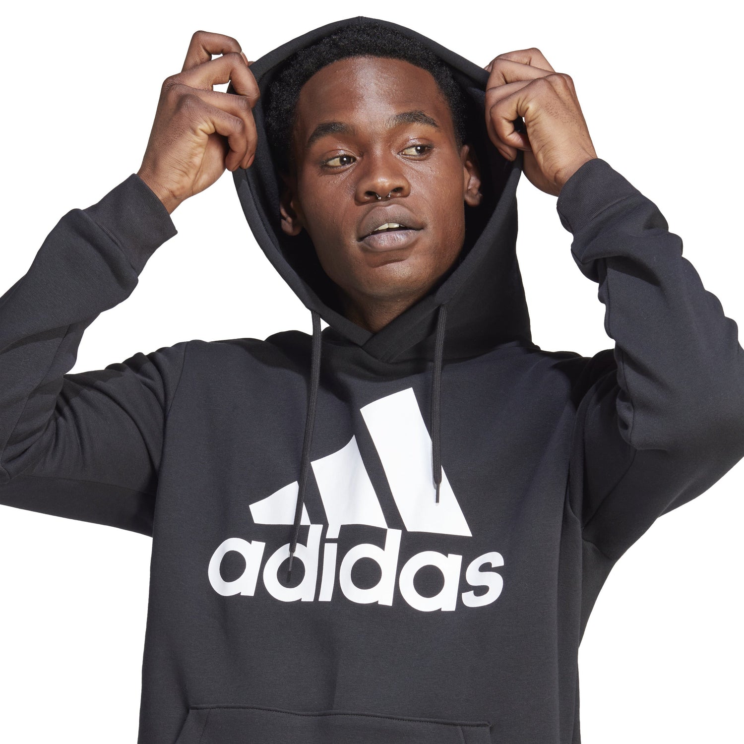 adidas Essentials Mens Big Logo Hoodie