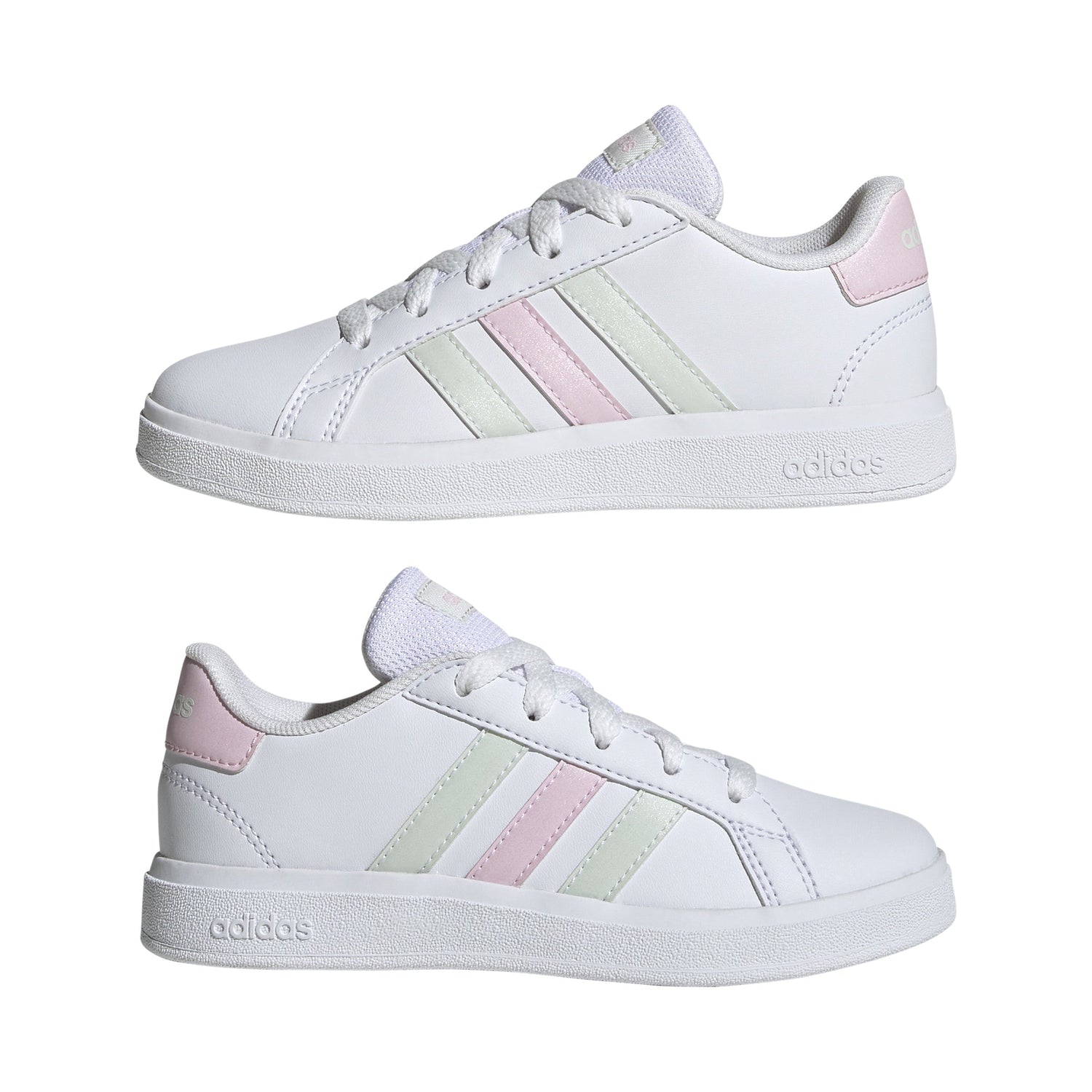 adidas Grand Court Lifestyle Youth Unisex Shoes – Classic Court Style for Everyday Play