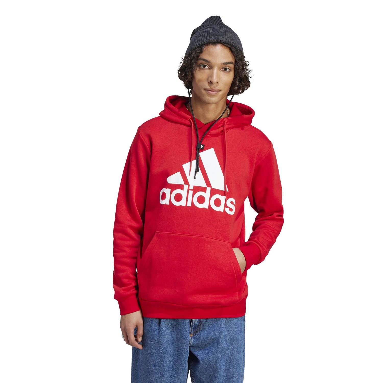 adidas Essentials Mens Big Logo Hoodie